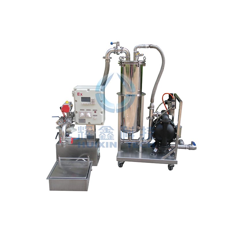 DCS30AFB Liquid filling machine with filter pump cart -A004